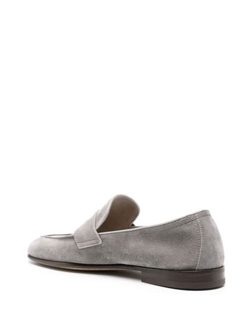 Light grey calf leather suede loafers Brunello Cucinelli | MZUCAHG700C8867